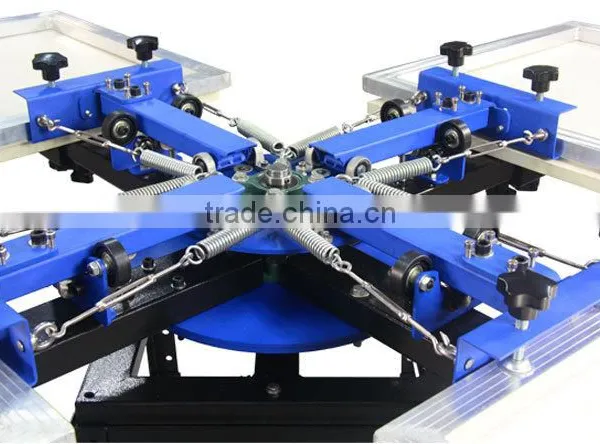 4 Color 4 Station T-shirt Screen Printing Machine photo-2