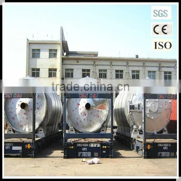 Waste Tire Recycling to Oil Machine With CE and ISO