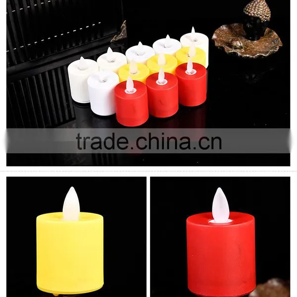 Led Flameless Candles Mini Moving Wick Flickering Tealight Candle Led Moving Wick Plastic Candle Light photo-5