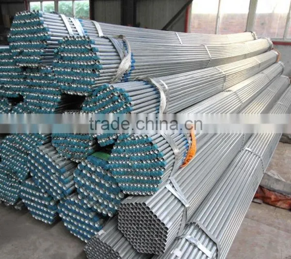 BS 1387-Hot Dipped Galvanized Steel Pipe -Threaded, Coulping, PVC Cap photo-2