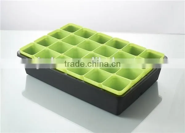 Plastic 24 Divided Plant Flower Pots photo-3