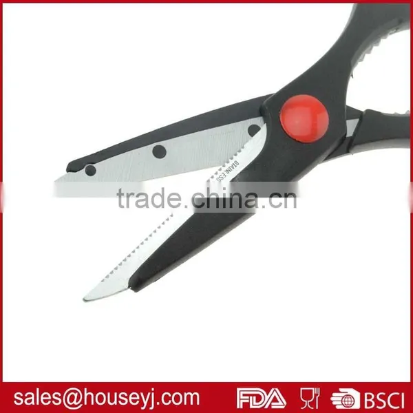 Utility Stainless Steel Kitchen Scissors With pp Plastic Handle 9110 photo-4