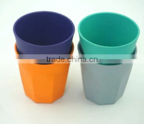 Eco Friendly and Biodegradable Bamboo Fiber Colour Drinking Cup photo-4