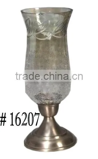 For Royal Wedding Decoration Brass Hurricane Candle Holder photo-6