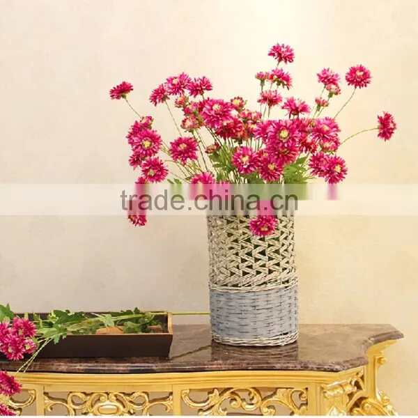Lucky-weave Wholesale 100%handmade Home Decoration Flower Basket photo-3