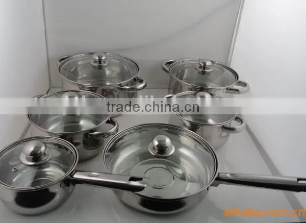High Quality 15pcs Stainless Steel Cookware Set photo-4