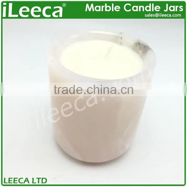 Wholesale Natural Stone Pink Marble Candle Holders photo-5