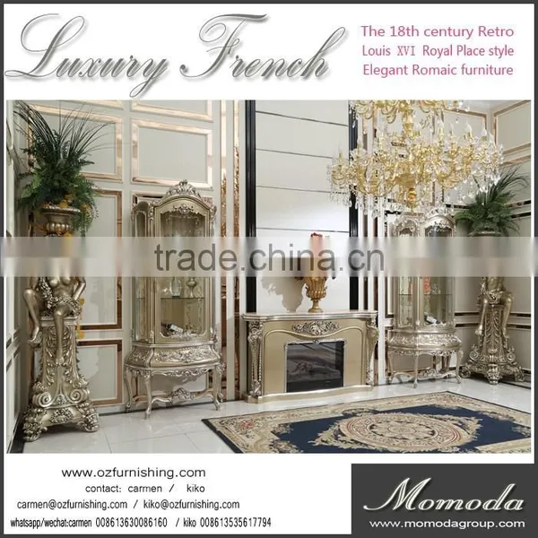 C-T2-1A Expensive Crystal Italy Neoclassical Dining Set Golden Dining Table Set Noble Leather Design Dining Room Furniture photo-4