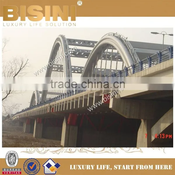 To Install the Integrally Completed Inland River Landscape Bridge,BISINI New Design for Steel Structure Bridge(BF08-Y10048) photo-5