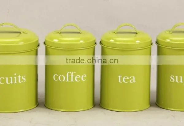 Storage Canister for Biscuit Sugar Coffee Tea