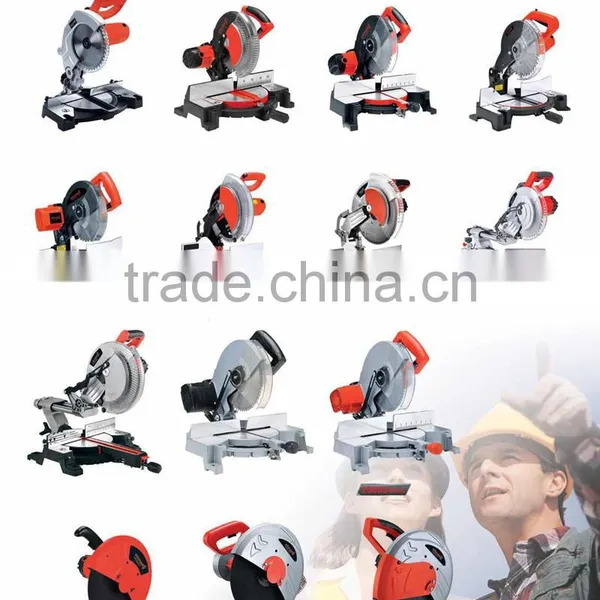 10" 1800W Power Aluminium Wood Cutting Table Saw Machine Electric Belt-drive 254mm Miter Saw GW8023B photo-5