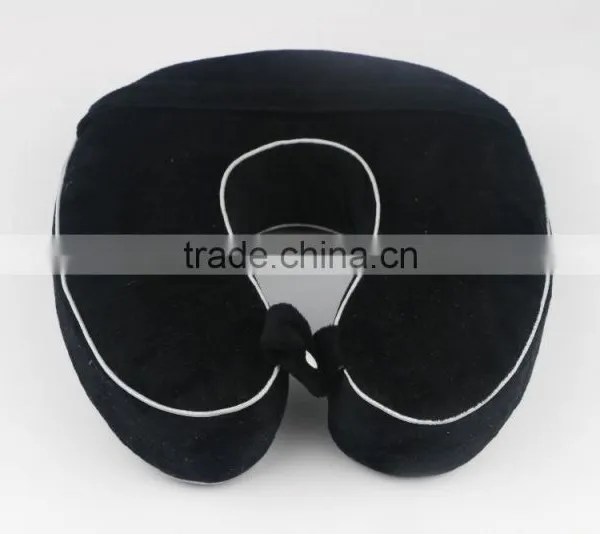 Therapeutic Memory Foam Travel & Neck Pillow - Washable Micro-Fiber Cover