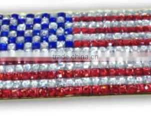 Acrylic Gem/Rhinesone Bracelet With Zinc Alloy Locking Part, Hot Sale Gift Leather With Crystal Gem Decoration photo-5