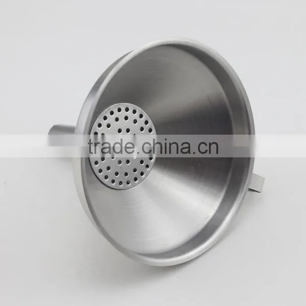 Wide Mouth Stainless Steel Funnel With Detachable Strainer photo-4