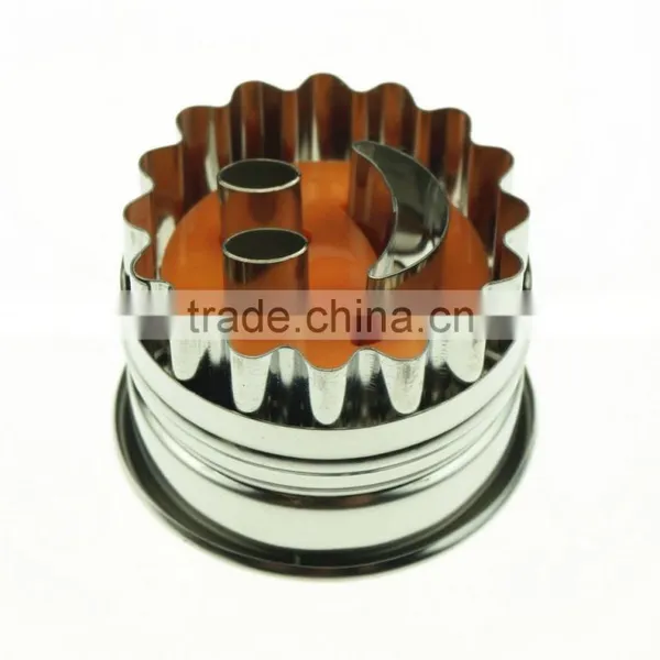 47074 Cake Pan Smile Shape Cookie Cutters Press Mold Biscuit Decorating Tools photo-3