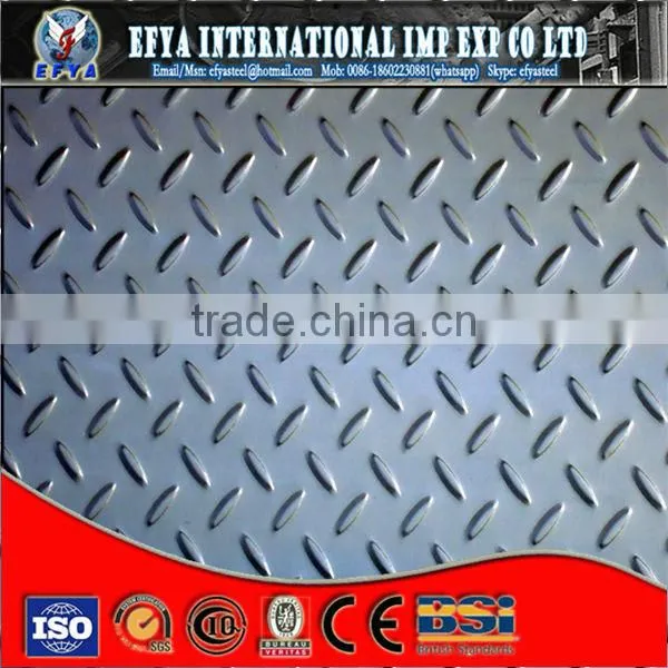 Q235B Checked Steel Plate/Sheet /diamond Pattern Aluminium Sheet