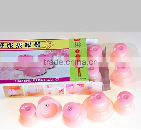 2016 Silicone Cupping Cups High Quality Durable Silicone Cupping Therapy Tool Wholesale Price Cupping Set 8 photo-4