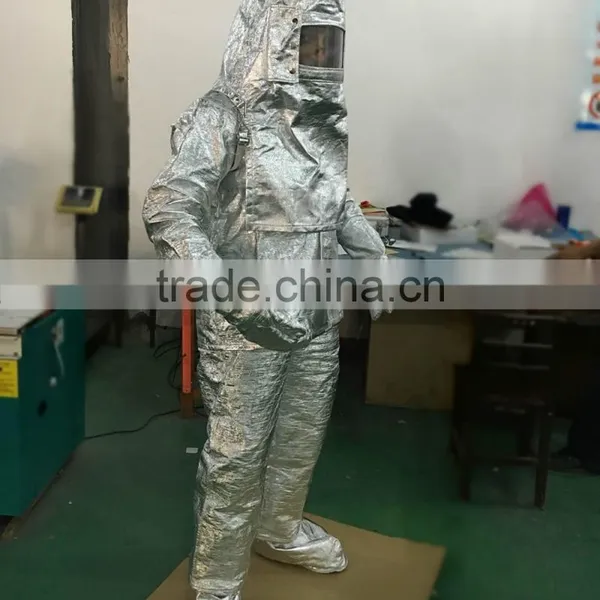 High Quality Can Proof 1000 Degree Heat Aluminum Protective Suit photo-6