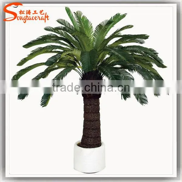 Indoor Evergreen Ornamental Plants Cycas Revoluta Artificial Fake Plastic Evergreen Trees for Home Decor photo-6