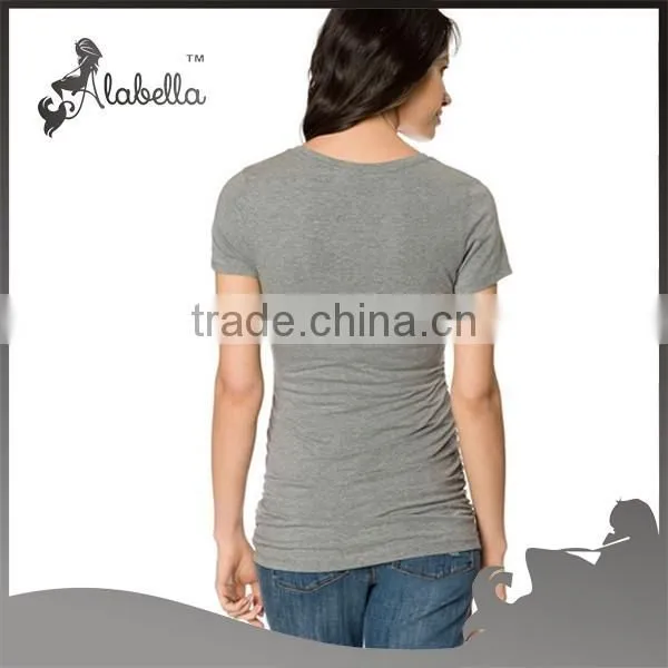Short Sleeves Pregnent t Shirts - Maternal Shirt - Breastfeeding Baby Wear - Short Sleeves Maternity t Shirt - Maternity Clothes photo-2