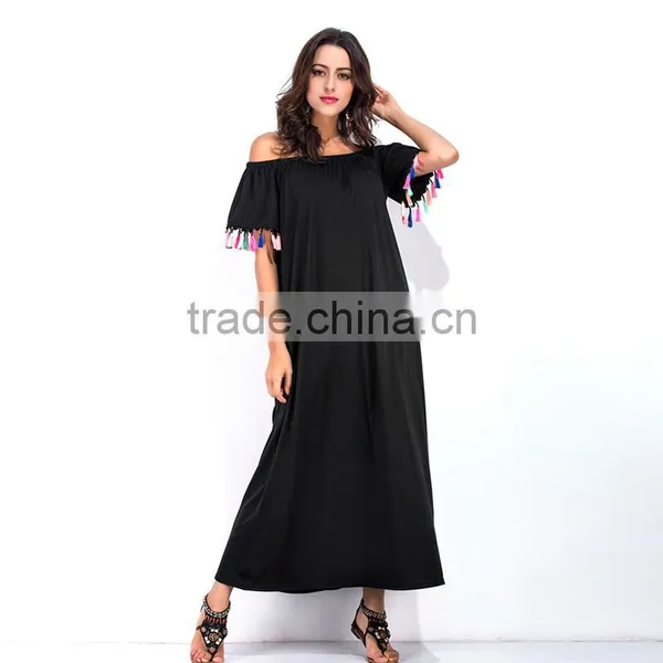 Maxnegio Basic Sundress With Tassels for Ladies photo-3