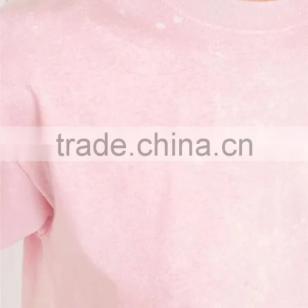 Mini t Shirts in Pink Girls High Neck New Model t Shirts Ladies Girl photo-4