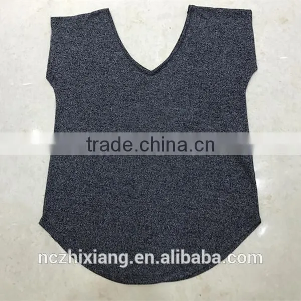 New Fashion AB Yarn Fabric Short Sleeve t Shirt photo-5