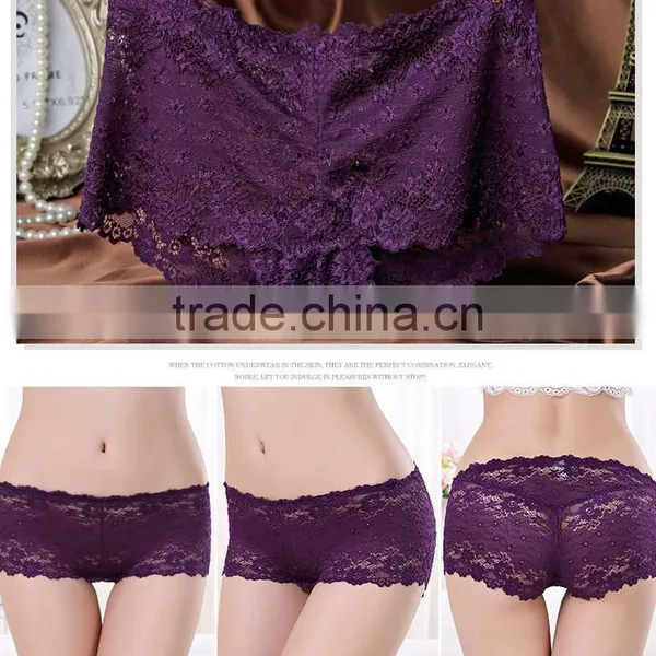 Low Price Fashion Sexy Lace Panties / Woman Underwear photo-4