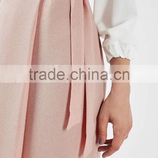 Fashion Women Wrap Tie Midi Skirt photo-6