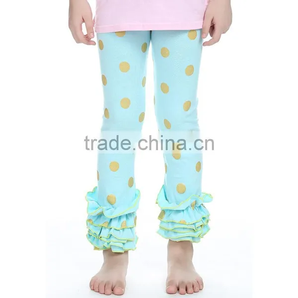 Wholesale 2015 Spring Fall Fashion Cotton Girls Ruffle Leggings photo-6