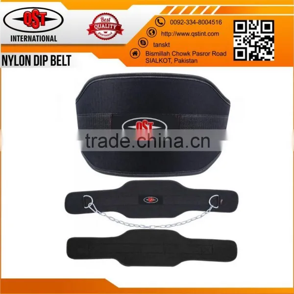 Mens Gym Weight Lifting Belt Waist Back Support Strap Power Dip Training Fitness photo-5