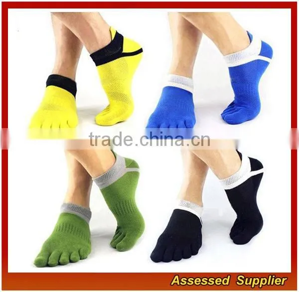 Wholesale Best Quality Custom Compression Sport Split Toe Running Ankle Socks JH59 photo-2