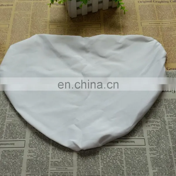 Sublimation Heat Transfer Polyester Peach Skin Heart Shape Pillowcase photo-4