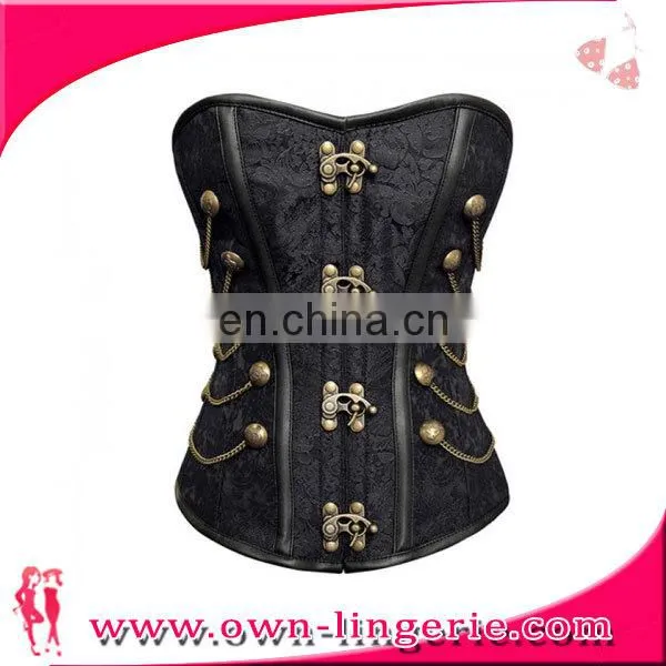 New Arrival Steampunk Gothic Corset Overbust Embroidery Tops Corset photo-2