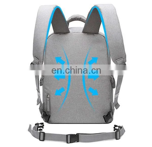Custom Waterproof Video School Travel Photo Digital Camera Backpack Laptop Bag photo-6