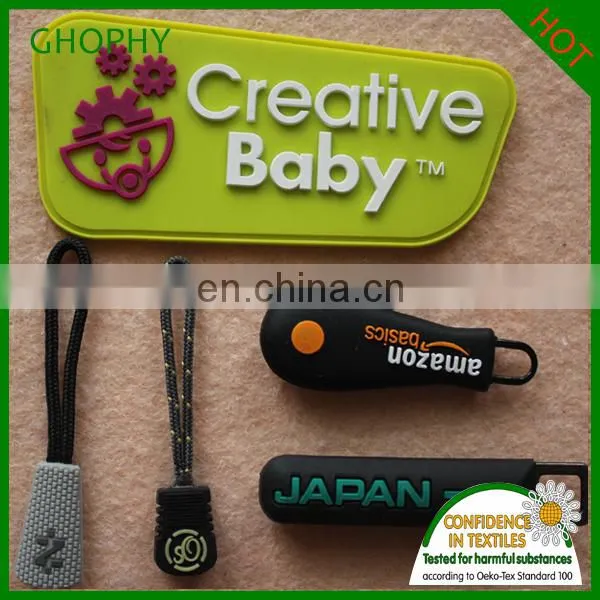 Custom Bags Accessory Silicone Heat Tansfer Rubber Label photo-5