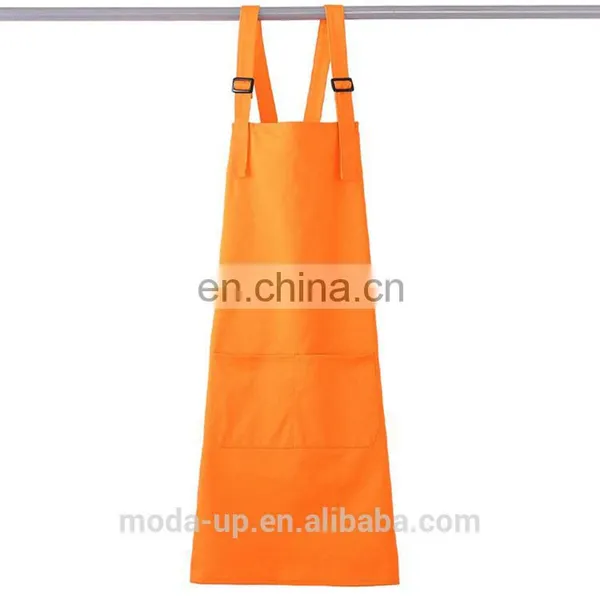 Cotton Plain Kitchen Apron With Custom Logo High Quality From China photo-3