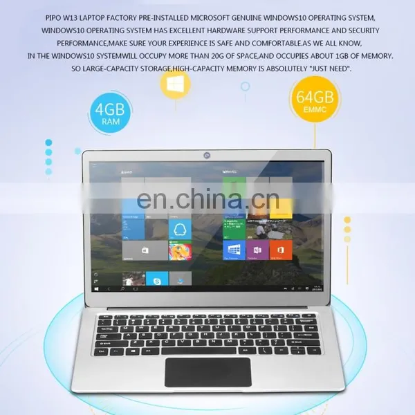 Pipo W13 64GB 13.3 Inch Intel Apollo Quad Core CPU Win Dows 10 Tablet PC photo-6