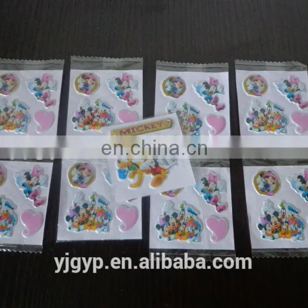 Promotional Customized Heart Shape Puffy Stickers photo-6