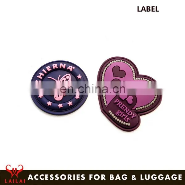 Bag Parts Custom Silicone Patch Logo Rubber Label for Handbag photo-5