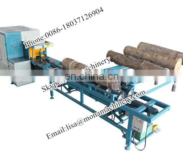 Automatic up and Down Multiple Rip Saw/ Multi Blade Saw Machine For Wood Log photo-6