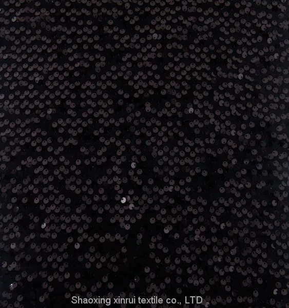 African Lace Embroidery Camo Black Sequin Fabric for Sublimation Sequins photo-3