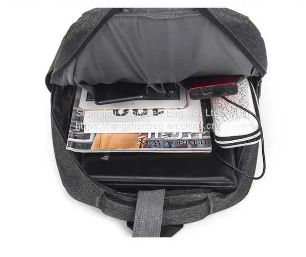 USB Charging Back Pack Backpack Notebook Tablet Bags Business Laptop Computer Bag photo-4