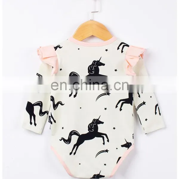 Soft Wear Baby Jumpsuit Cute Printed Rompers Baby Wear photo-2