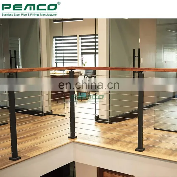 High Quality Balcony Stainless Steel Tensioning Cable Railing System Kits Balustrades Post photo-2