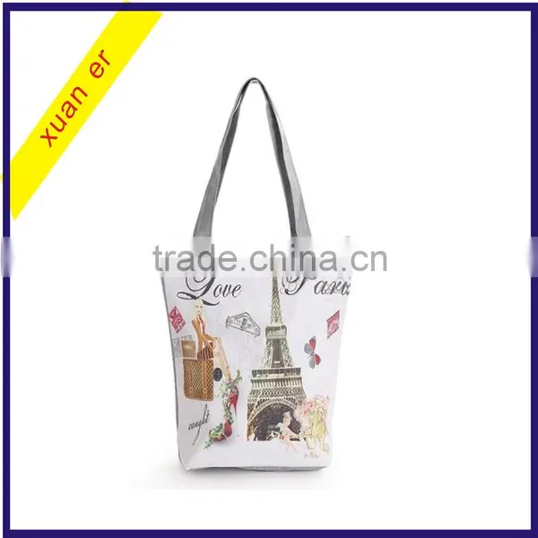 New Arrival European Style Fashion Printing Canvas Women's Handbag From China Supplier photo-3
