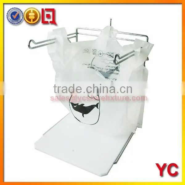 Simple White Color Bag Hanging Bag Display Stand photo-2