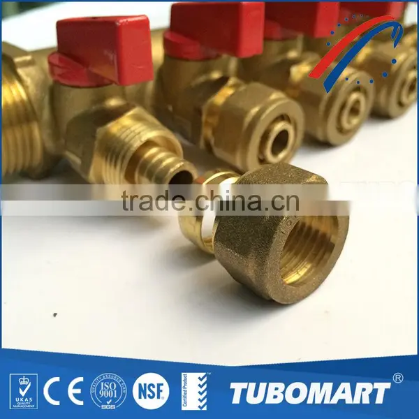 Heating & Plumbing Systems Natural Color Pex al Pex Pipe 5 Way Manifold With Valve photo-3