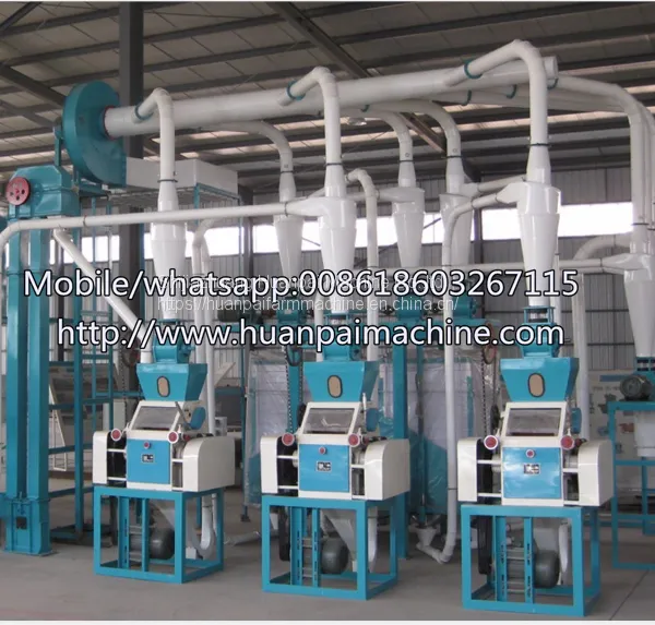 Automatic maize wheat flour milling machine corn processing line grain product making machine