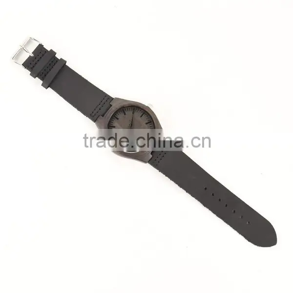 Original Design Luxury Ebony Blackwood Wooden Watch Pure Time Wrist Watch Women photo-4
